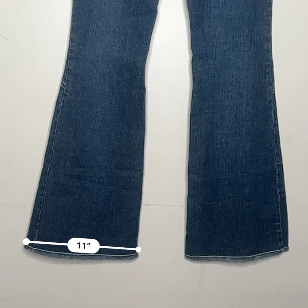 Vintage Y2K Gasoline Flare Jeans Dark Wash Size 13 - Picture 11 of 13